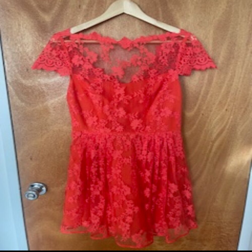 Cynthia Steffe Barbiecore Dress, size 6